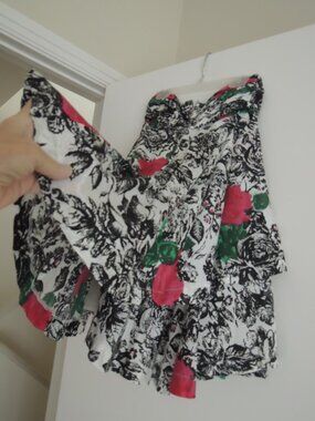 Ladies 2 Pc Dress Size S Top Size M Skirt Built In Crinoline Underskirt - CHOICE